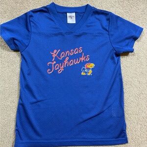 Rivalry Threads Blue Kansas Jayhawks Kids Mesh Jersey 10/12